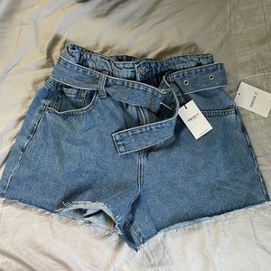 Denim shorts-NEVER WORN